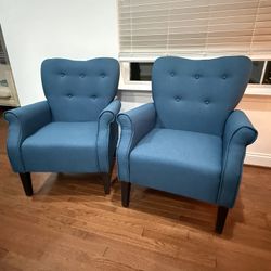 Yaheetech Fabrics Upholstered Accent Chair Arm Chair