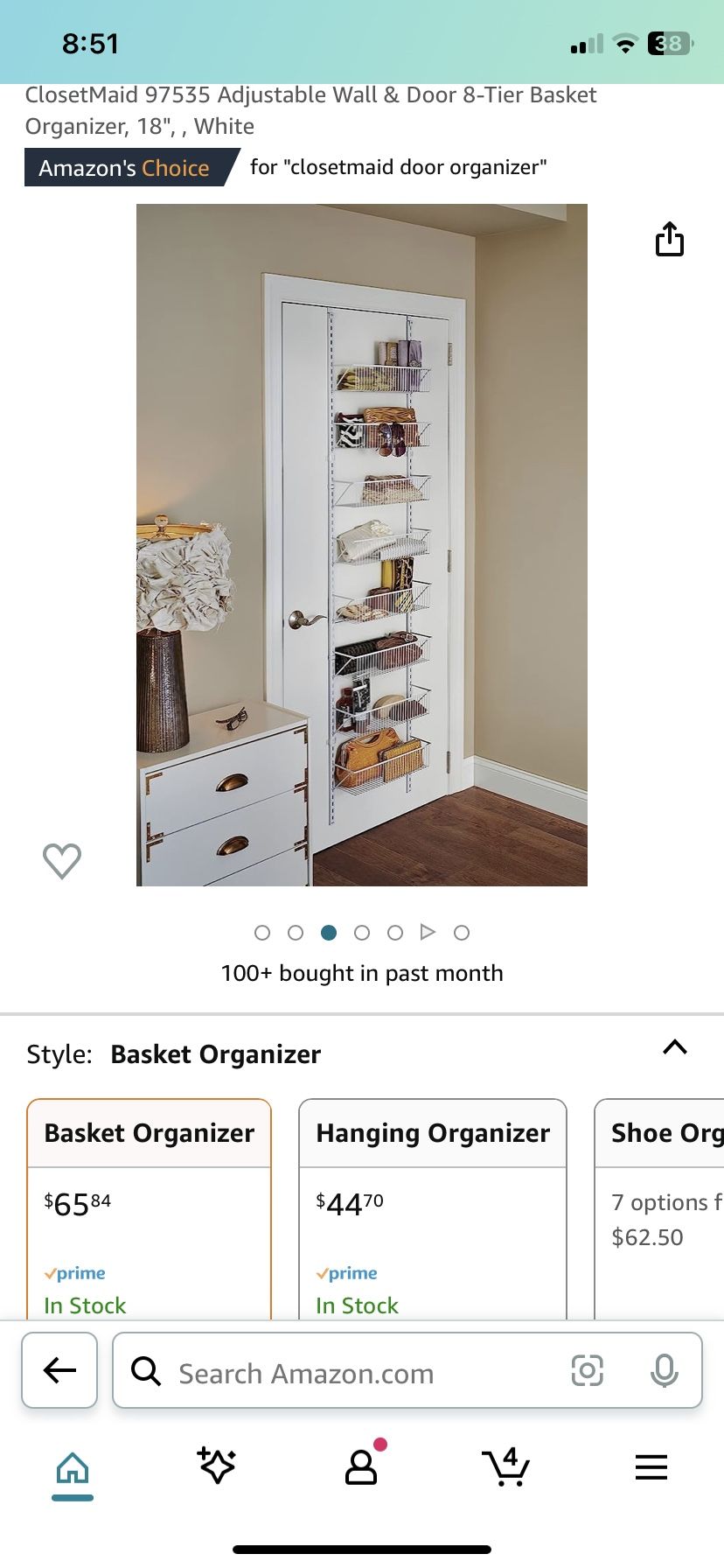 Closet maid Organizer Pantry