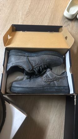 Nike Air Force 1 Low Black Studded Swoosh