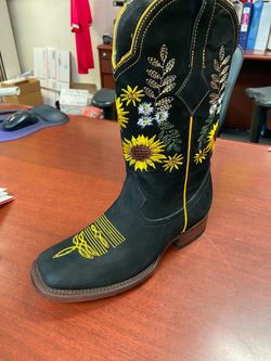 Botas Vaqueras de piel para Mujer