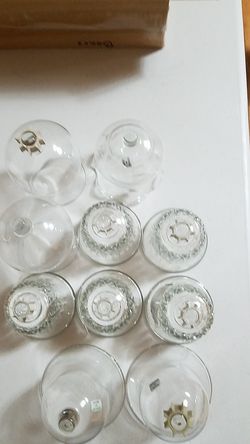 Glass scones cups