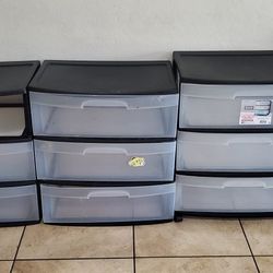 3 Drawer Storage Cart 