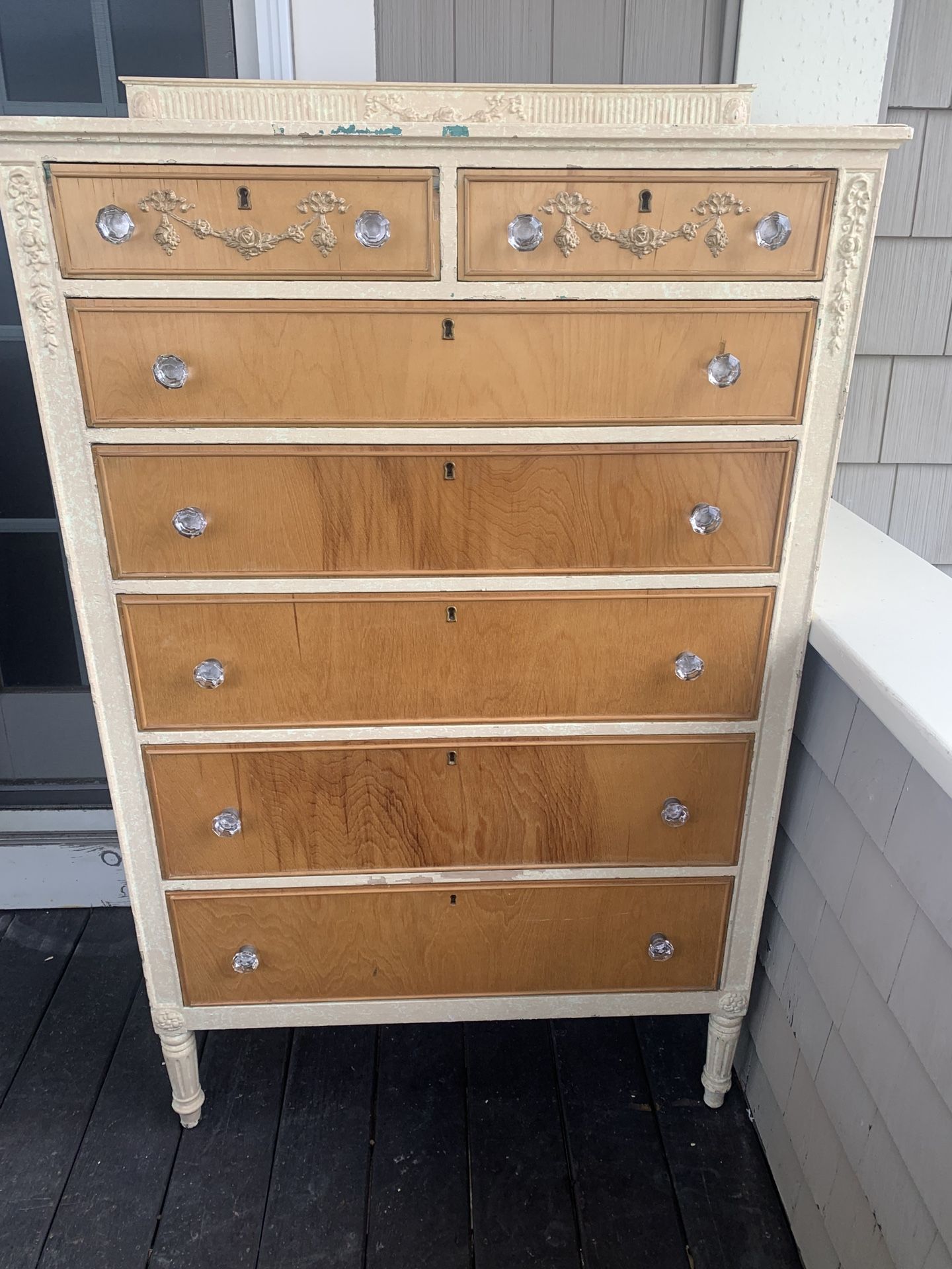 Antique  Ornate Dresser and Chest