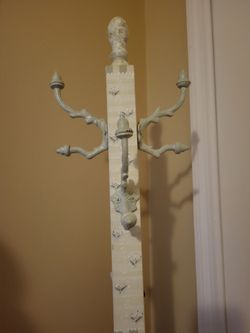 Hand Painted Shabby Chic Hat Stand