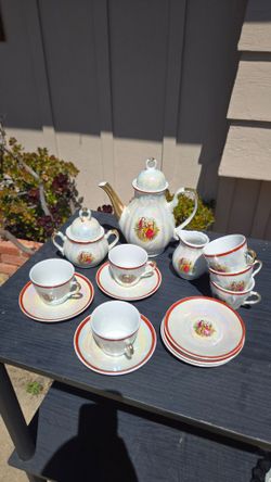 Vintage Tea Set for 6