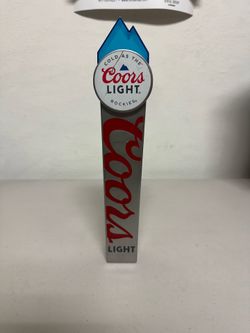 Coors Light beer tap handle
