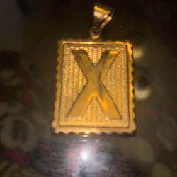 X Initial For Necklace 