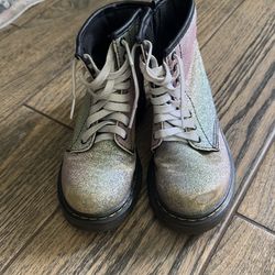 Girls Glitter Dr Martens Size 13
