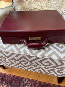 Cordovan Hard-sided Hartmann Luggage Briefcase