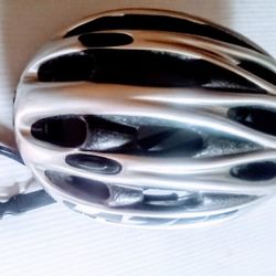 Lazer Tempo XL-XXL Bike Helmet Black Silver Adults