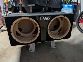Dual sealed box for JL Audio 12W6 subwoofers