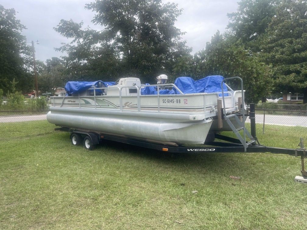 1997 Riviera Cruiser 24 ft pontoon