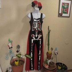 Skeleton woman costume