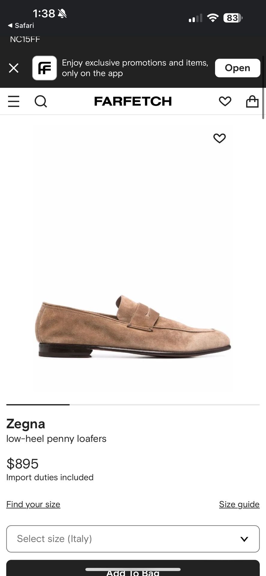 Zegna low-heel penny loafers