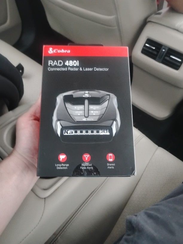 Cobra Radar And Laser Detector 480i NEW
