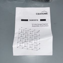 16 Cubes Storage Organizer 