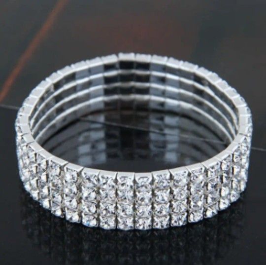 Women's Ankle Bracelet Inlaid Shiny Zircon Crystal Anklet Bracelet