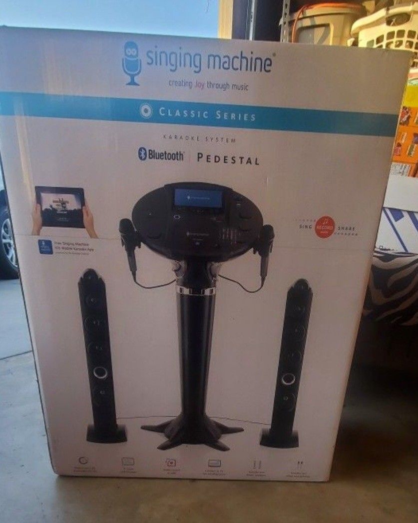 Pedestal Karaokee Machine