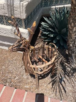 Reindeer Plant Stand