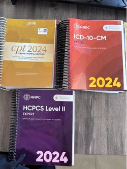 2024 AAPC medical coding books