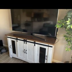 60 Inch TV Stand unit And Coffee Table Combo