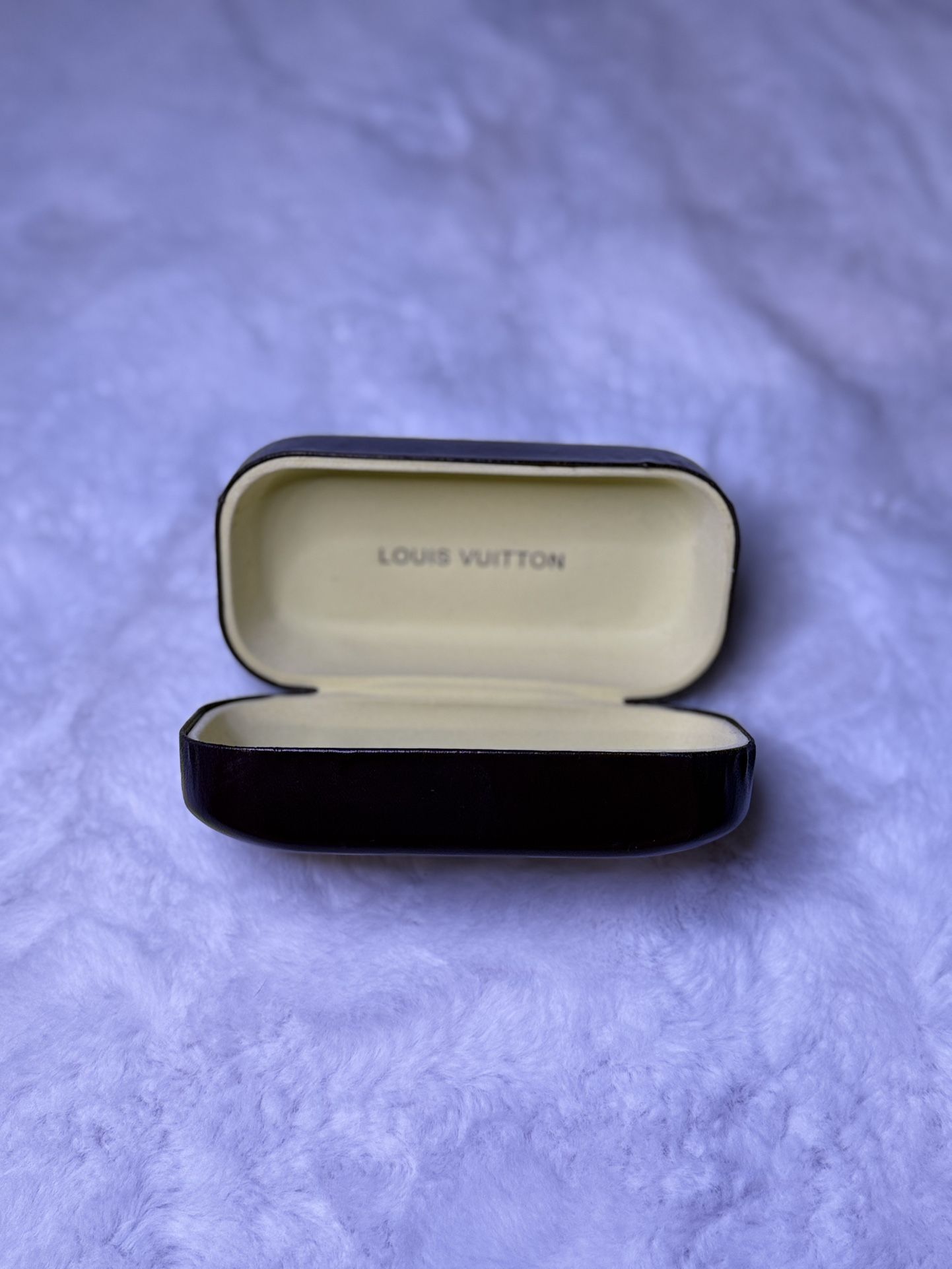 Louis Vuitton Brown Leather Sunglasses Case