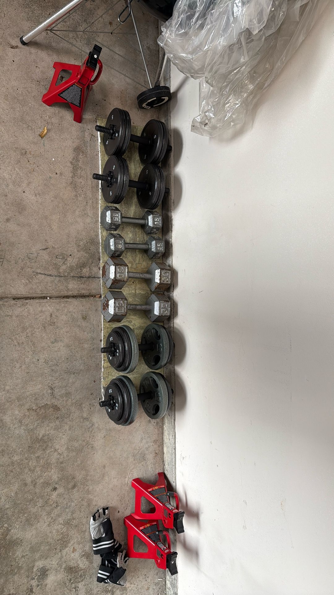 Hex Dumbbells & Adjustable Dumbbells Lot