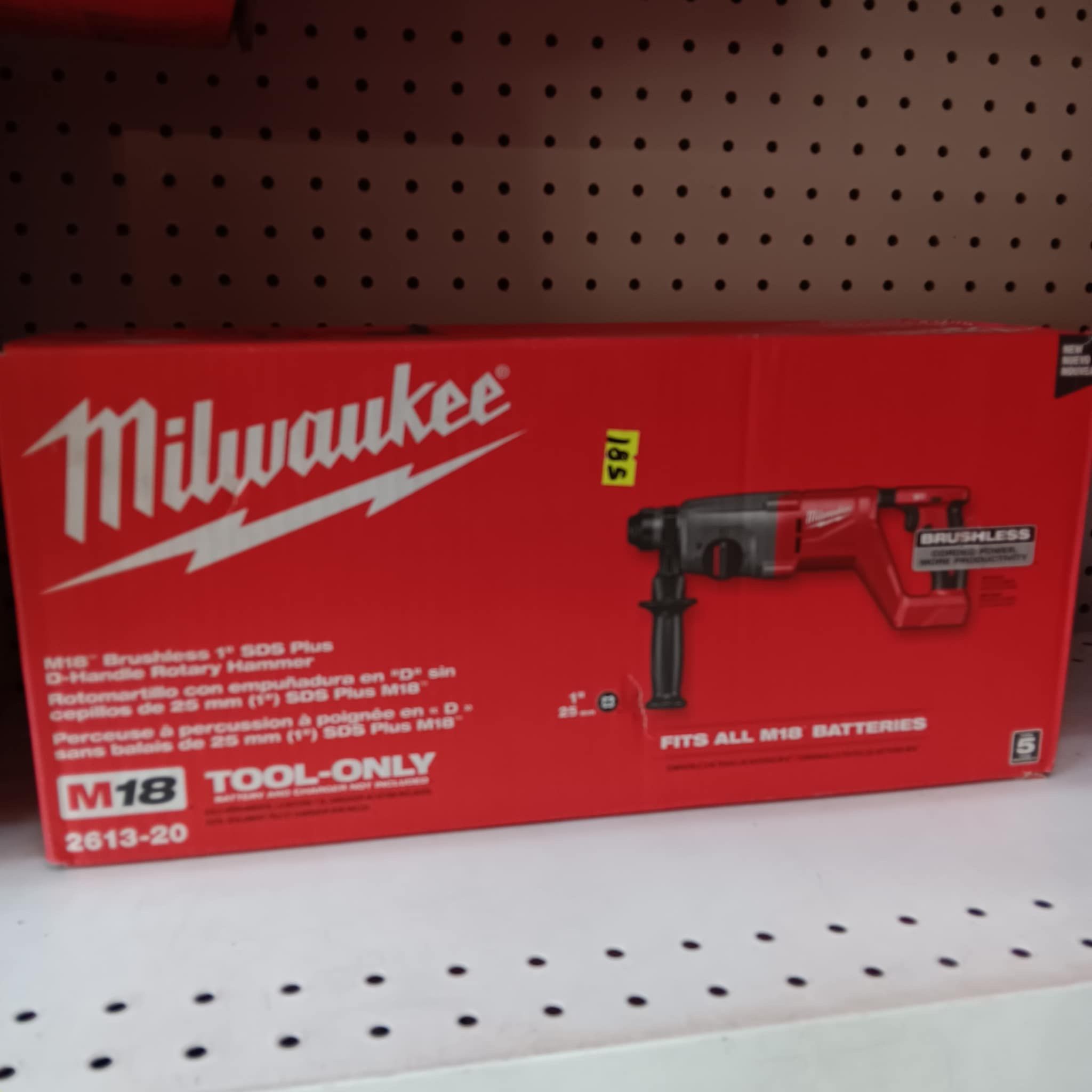 Milwaukee New 1” Rotary Hammer 18M Brushless