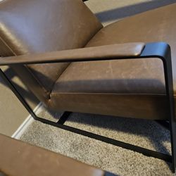 Leather Lounge Chairs