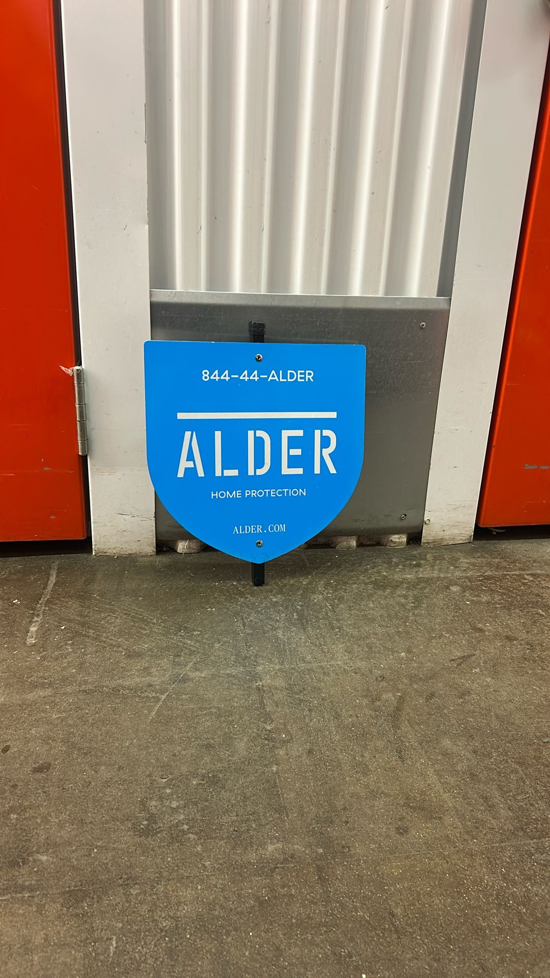 ⭐️Tin Metal Alarm Protection Sign🌟