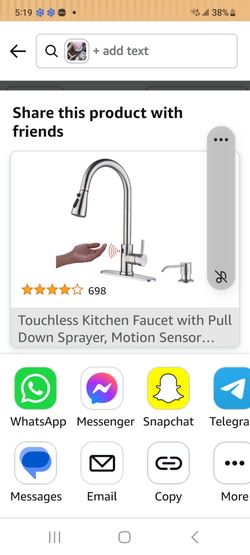 Kitchen Faucet w sensor