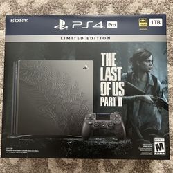 playstation 4 pro console the last of us 2 limited edition