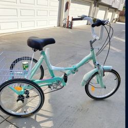 Brand New 3 Wheel Folding Tricycle  Sz  Adult Small 