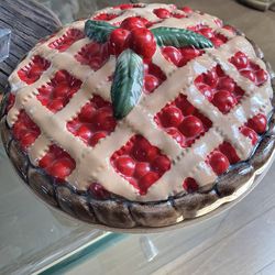 Vintage ceramic pie holder