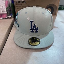 Official MLB 2023 Los Angeles Dodgers All Star Game on Field New Era Hat 7 3/4