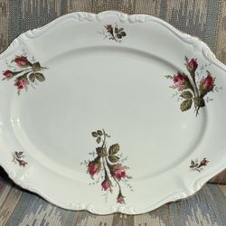 Rosenthal Continental Moss Rose Pompadour Oval Serving