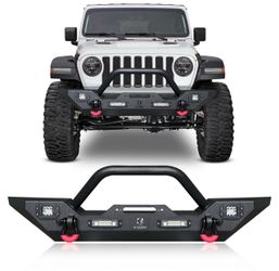 Yzona For 2007-2026 Jeep Wrangler JK/JL/& Gladiator JT Front Bumper w/Winch Plate Brand New still in the box E699