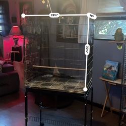 Rolling Bird Cage