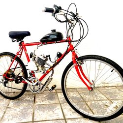 $360 NEWLY POWERED MOTORIZED BIKE $360 100 mpg 40 mph Easy pedal start Pedal or motorize anytime Fun  Simple Powerful Fast Easy  Fiv5tw2zer0fou4zer0si