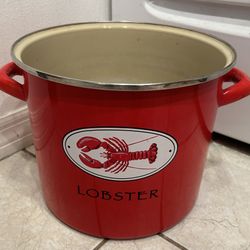 Le Creuset Enamel On Steel Lobster Cooking Pot Red