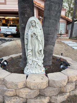 3ft Our lady of Guadalupe Concrete Statue
