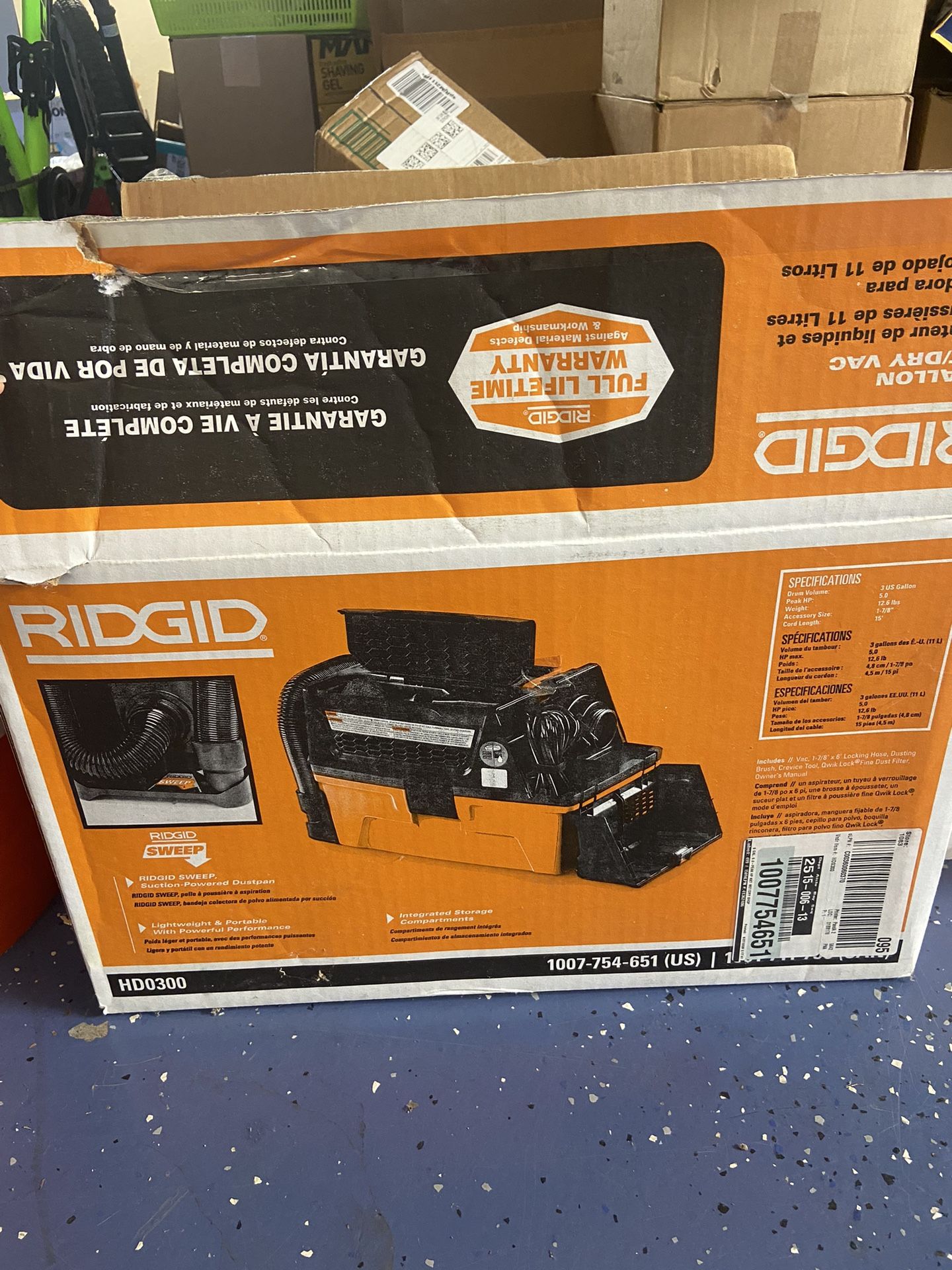 Rigid Vacuum Wet Or Dry