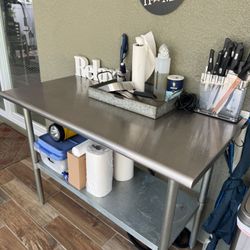 Outdoor Stainless Steel Work Tables 
