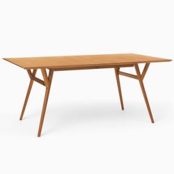 West Elm Mid-Century Extendable Dining Table (60”-80")
