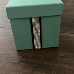 Nested Square Gift Box, 5 in., Robin Egg Blue Color