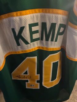 Shawn Kemp #40 Signed Seattle SuperSonics Jersey
