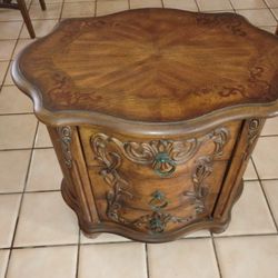 Mediterranean Style? End Table Or Nightstand Lot 2