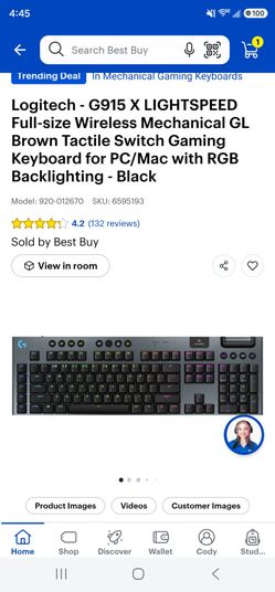 Logitech G915 Full Mechanical Keyboard