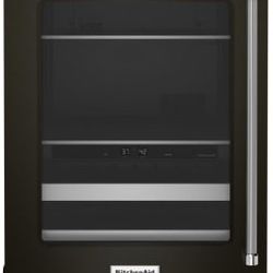 KitchenAid 24" Black Stainless Dual-Zone Beverage Center New