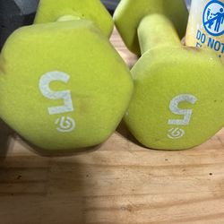 2 5 Lbs Dumbbells 